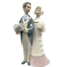 Lladro Vintage Bride & Groom #4808 Wedding Couple Porcelain Figurine 1972 picture