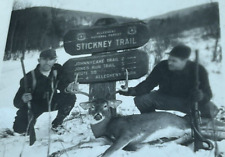 Small Vintage photograph hunters Stickney Trail Route 59 National forest P1 picture