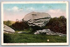 Balance Rock Pittsfield Mass C1910's WB Postcard N12 picture