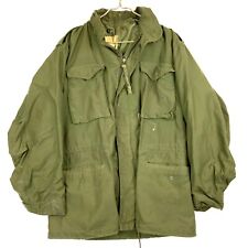 Vintage Us Military Field Jacket Size Medium Green 1979 picture