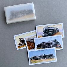 Collectible Tobacco Cards Railway Locomotives Will's Cigarettes Vintage 1994 picture