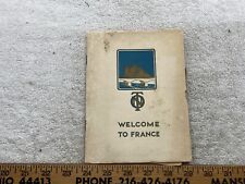 1920s 1930s Welcome to France Travel Guide Booklet  Vtg picture