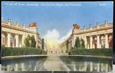 Antique 1915 Court Of 4 Seasons Postcard San Francisco California CA picture