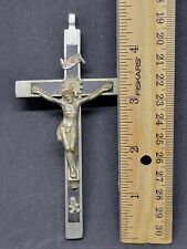 Vintage Pectoral Crucifix Cross Religious Skull Crossbones  5 