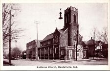 Vtg Kendallville Indiana IN Lutheran Church 1920s Old View Postcard picture