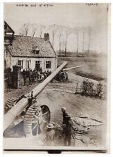 1918 British Artillery in Action Original News Photo picture