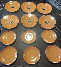 Vintage Japanese Meito China 6 Saucers And 6 Plates Hand painted picture