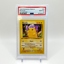 💎PSA 10 1st Edition Pikachu -  58/102 French Base Set - Pokemon Card GEM MINT💎 picture