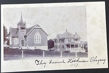 1907 West Grove Pa, M. E. Church & Parsonage, Chester County, Old Postcard picture