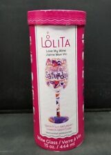 Lolita Shoutout Saturday Wine Glass 15 oz NEW picture