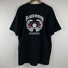 Vintage Blackwater Aviation Shirt Mens Extra Large XL Private Military Security picture
