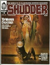 SHUDDER MAGAZINE #3 APR 2022 NM 9.4 (UNREAD) WARRANT PUBS - FORMERLY THE CREEPS picture