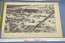 1875 Compton Dry Historical SURVEY Plate 80 St. Louis Kansas City Northern Rail picture
