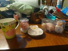 Set Of Pig Kitchen Collection Cup, 60 Minute Timer Spoon Rest & S&P Shakers picture