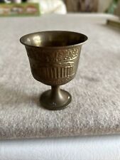 Vintage Brass Chalice / Goblet. Small. picture