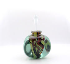 Vintage Late 20th Century Mdina Art Glass Perfume Scent Bottle Circa 1970 picture