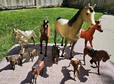  Lot Of  10 Vintage  Breyer Horses And Brass Horses W Seabiscuit picture
