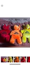 Vintage Canada Hostess Munchies Chips Plush Limited Mascot Monster RARE Set Of 3 picture