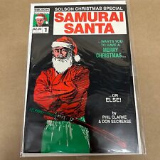 Solson Christmas Special Samurai Santa 1 1986 1st Published Jim Lee Art 6.0 Fine picture