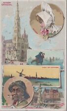 Arbuckle Coffee Victorian Trade Card c1890s~#6 Antwerp, Holland 6851ad picture