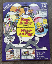 EASTER VINTAGE 1984 Bugs Bunny Wrap an Egg Easter Decorating Kit NEW Old Stock picture