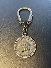Vintage 1972 President John F Kennedy WNAC-TV Commemorative Token Coin Keychain picture