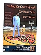  Marvin Barnes St Louis Spirits ABA  Vintage 1976  A 1 Tuxedo Original Print Ad picture