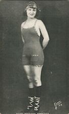 Sexy Silent Movie Woman Bathing Suit Mack Sennett Comedies Arcade Card Postcard picture