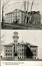 Fayette Missouri Howard Payne College Science Hall 1908 Spilt View Postcard W8 picture