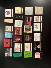 Vintage Lot of 25 Matchbooks, Mostly Unstruck, No Duplicates picture