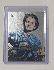 Woody Guthrie Platinum Plated Artist Signed “American Icon” Trading Card 1/1 picture