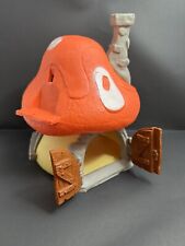 Vintage Peyo Schleich Smurf Mushroom House Orange & Tan picture