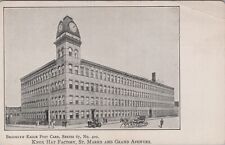 Brooklyn Eagle: #400 Knox Hat Factory NYC New York vintage Postcard (see corner) picture