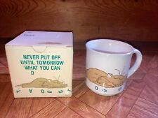 Coffee Mug Cat Cup in Box (Sandra Boynton) New Vintage 80-90s picture