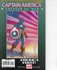 CAPTAIN AMERICA THEATER OF WAR AMERICA FIRST 1 MARVEL COMICS 2009 BAG / BOARD picture