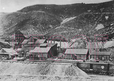 Colorado Midland (CM) Boxcar 5587 at Smugglers Mine, Aspen CO in 1897 - 8x10 picture