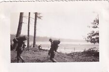 Original WWII Snapshot Photo NAMED 7th INFANTRY 3rd DIVISION FORT LEWIS NOTE 739 picture