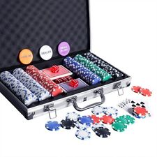 Poker Chip Set - 300PCS Poker Chips with Aluminum Case, 11.5 Gram Chips for T... picture