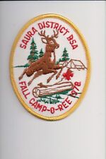 1978 Saura District Fall Camp-O-Ree patch picture
