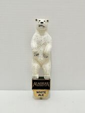 Alaskan Brewing White Ale Beer Tap Handle Polar Bear Draft 10” picture