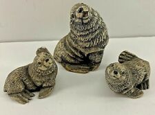 Vintage Seal Family Figurine Set by R.O.C. READ DESCRIPTION picture