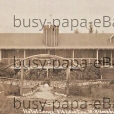 1930 RPPC Hotel Annex Elk Lake Inn Williamsburg Whitewater Township Postcard picture