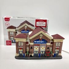 Walmart Store Ceramic Holiday Time Lighted Vintage Christmas Village 2020 picture