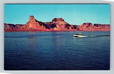 Page AZ-Arizona, Lake Powell Gunsight Butte, Vintage Postcard picture