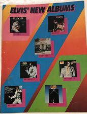 Vintage Elvis Presley Brochure Booklet Pamplet New Albums picture
