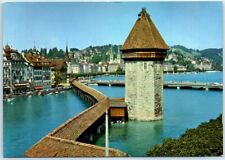 Postcard - Luzern, Kapellbrücke mit Wasserturm, Switzerland picture
