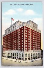 c1940s~Dayton Ohio OH~Biltmore Hotel~Downtown~Kittyhawk Room~VTG Postcard picture