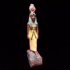 Rare Ancient Egyptian antique Egyptian Goddess Hathor unique statue Egyptian BC picture
