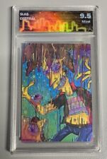 Sideshow Bob Simpsons drip holographic aceo card graded 9.5 Slab Central picture
