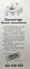1926 Wrigley's Spearmint Chewing Gum Family At Table Vintage Art Print Ad picture